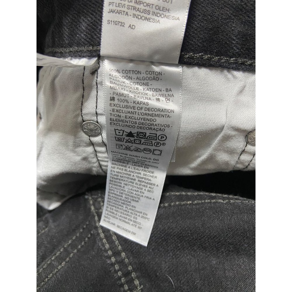 NWT Levi’s 501 Original Black Jean Short-sz 29 - Picture 11 of 11